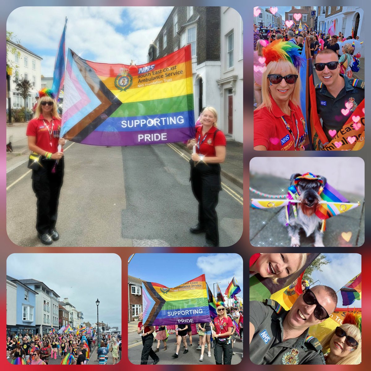 Thank you <a href="/DealPride/">Deal Pride</a> in <a href="/Deal_Town/">Deal Town</a> for all your volunteers hard work making this another FAB event 🦄🌈🎉🏳️‍🌈 
Team <a href="/SECAmbulance/">South East Coast Ambulance</a>  <a href="/Secamb_CRT/">Community Resilience</a> Deal Community First Responders had an amazing parade. See you next year.
❤️🧡💛💚💙💜