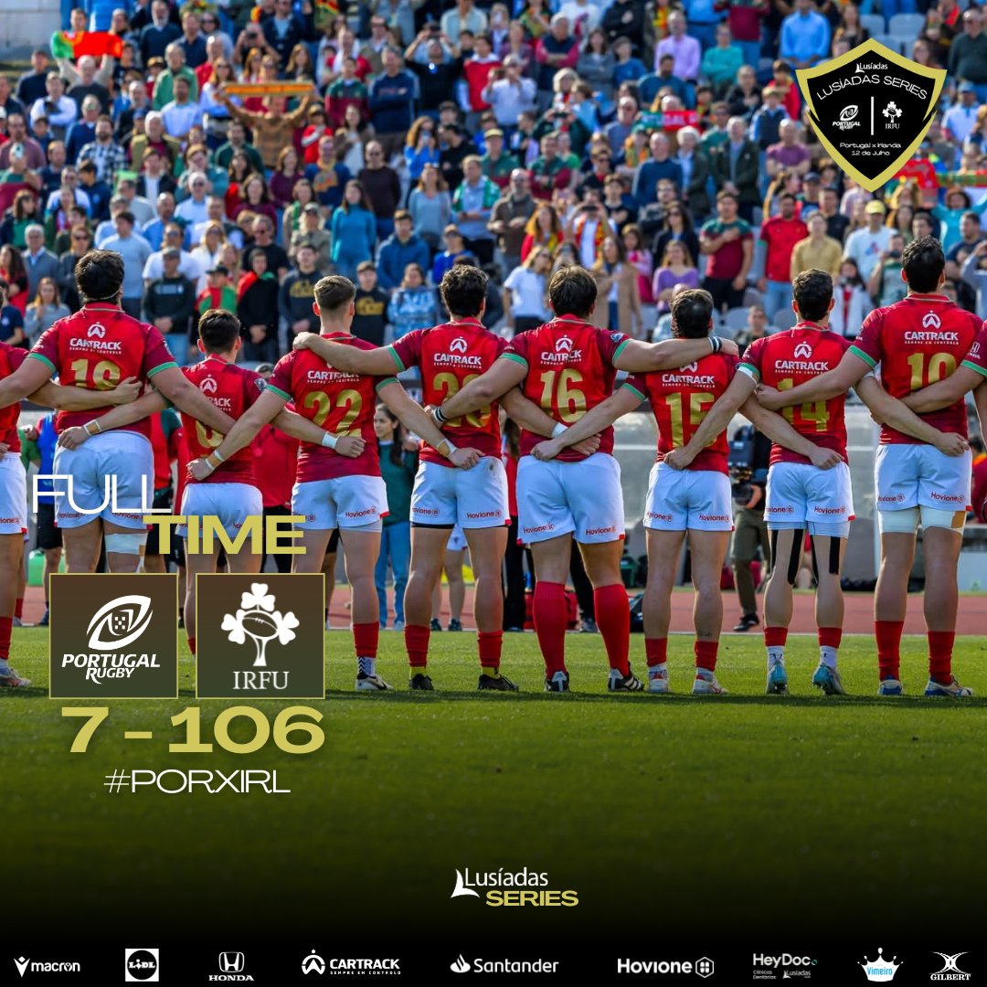 Obrigado pelo vosso apoio no Jamor 🐺

Voltamos a encontrar-nos na próxima época! 🇵🇹💪

#SomosLobos #SN #portugalrugby