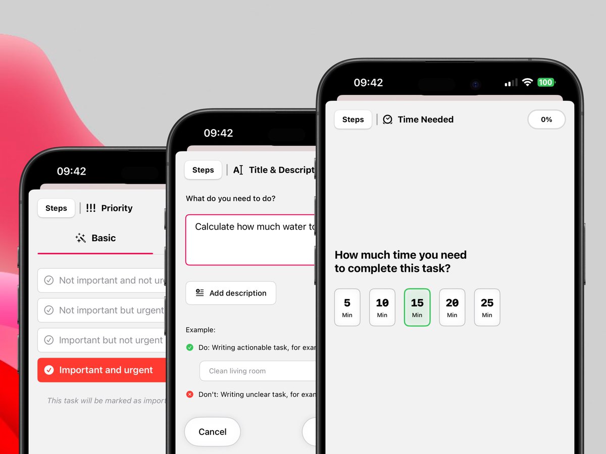Have you ever heard of actionable task?

Actionable task is a specific, clear, and doable step that moves you closer to a goal.

With Nural app, will guide you to write actionable tasks to help you achieving your weekly goals

Get it down 👇 
apps.apple.com/app/id64445110…