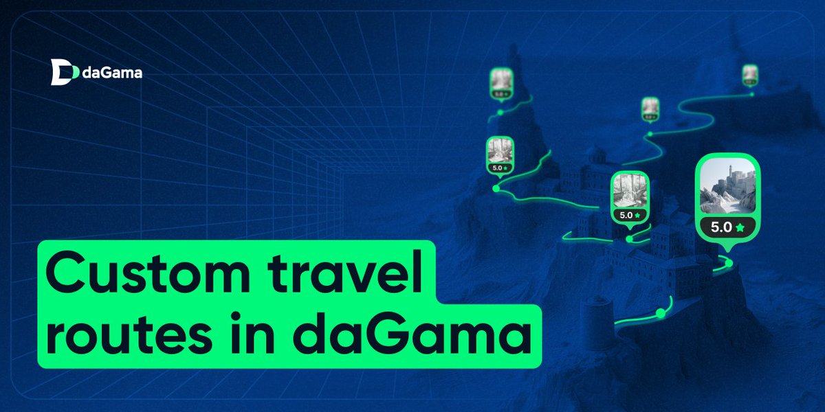 Custom travel routes in daGama 🗺️

Each user can use routes in the application – collections of locations, collected together for a convenient trip. Routes are created in different ways:

💠 Independently: the user creates his own route, modifying it to suit his personal