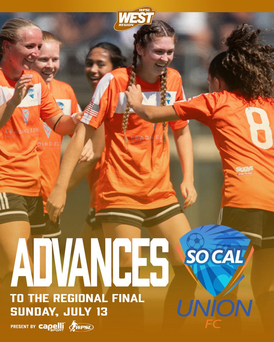 Women’s Premier Soccer League (@wpsl) on Twitter photo 𝗣𝗟𝗔𝗬𝗢𝗙𝗙𝗦 | <a href="/socalunionfc/">So Cal Union FC</a> will play for the @wpslwest title tomorrow
📸 <a href="/Sandras_SportsS/">Sandra’s Sports Shots 📷</a> 𝗣𝗟𝗔𝗬𝗢𝗙𝗙𝗦 | <a href="/socalunionfc/">So Cal Union FC</a> will play for the @wpslwest title tomorrow
📸 <a href="/Sandras_SportsS/">Sandra’s Sports Shots 📷</a>