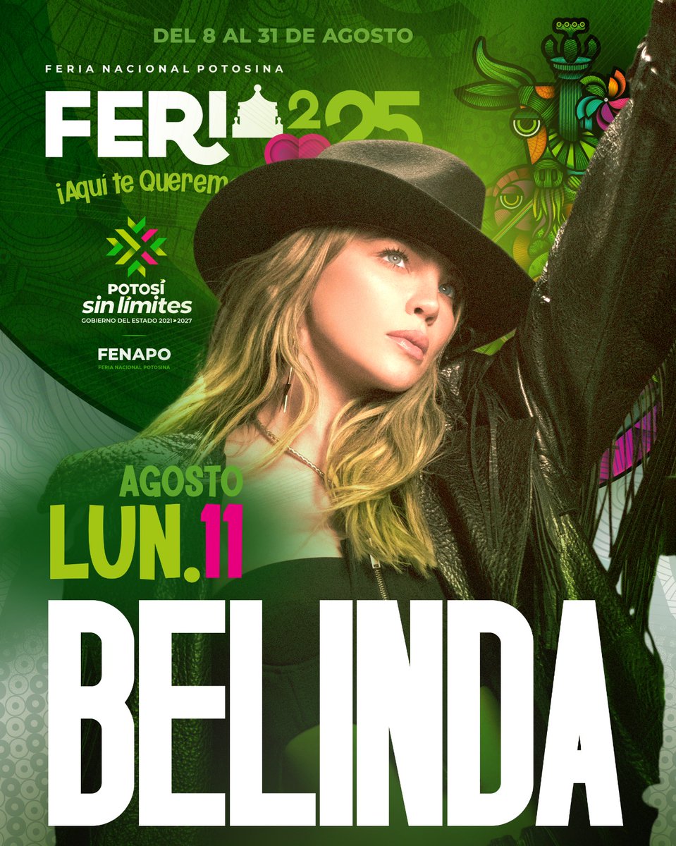 beliupdates's tweet photo. 🚨 AGENDA DE SHOWS BELINDA:

— 25 de julho (sexta-feira), show em Boca Del Río, cidade no estado de Veracruz.

— 11 de agosto (segunda-feira), show em San Luis Potosí, capital do estado de mesmo nome.

#Fenapo #Fenapo2025 #FeriaNacionalPotosina #BocaDelRío #SantaAna2025 #Veracruz https://t.co/tTn0E1ob3x