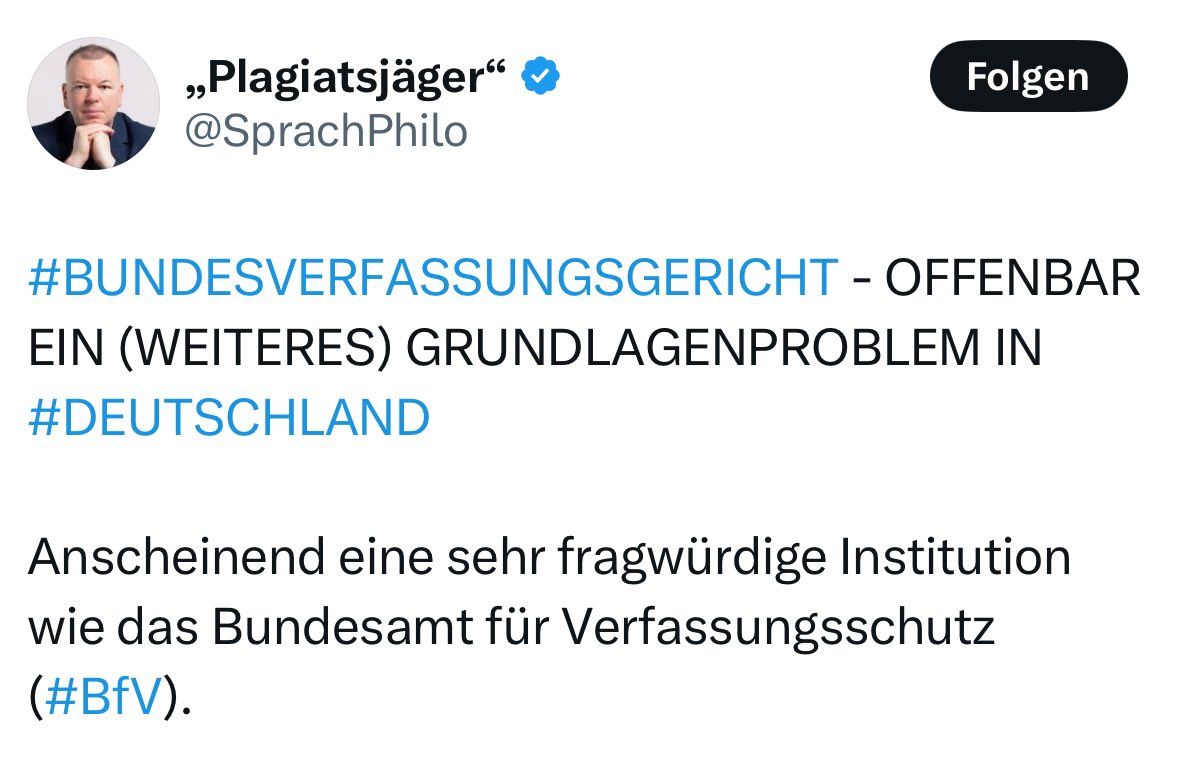 Und da beginnt die Delegitimierung vom Verfassungsgericht. Alles nach dem Playbook von rechtsaußen