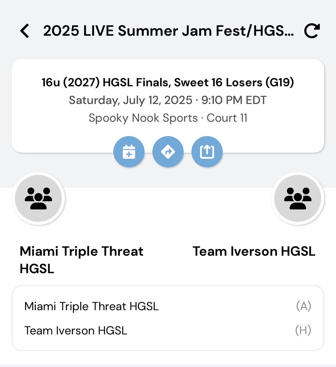 2027 <a href="/grahmhamilton_/">grahm hamilton</a> &amp; Team Iverson are back in action tonight #C2T💛💙