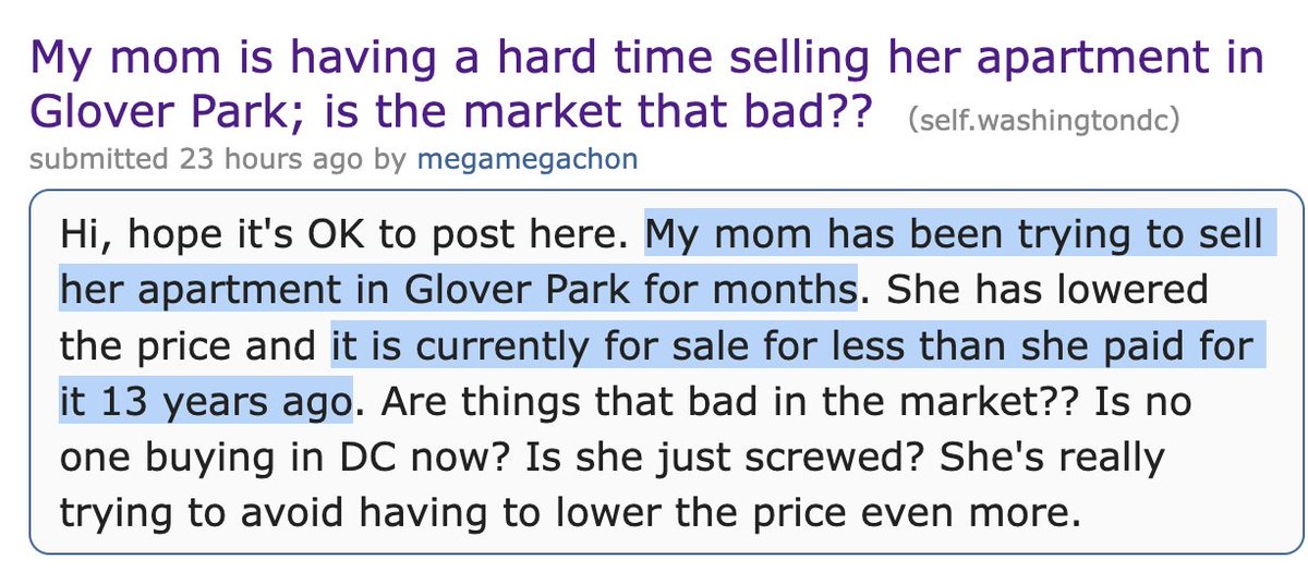 ramit's tweet photo. If you bought a TV in 2012 for $500, of course you'd expect to sell it for less today

It would be ridiculous to think someone would pay MORE 13 years later

Now consider: Why do Americans expect to profit from selling their old houses? The answer is surprisingly complex https://t.co/80y5Eh37EJ