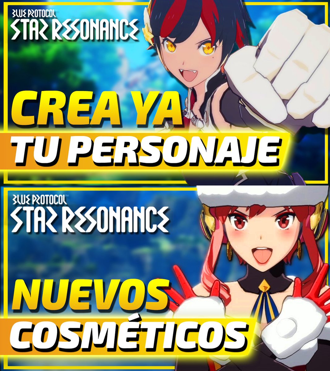 ✨ 2 VIDEOS de Bue Protocol: Star Resonance ✨

Pequeño aperitivo sobre este juegazo que está por lanzarse. Los videos ahora serán en calidad 1440p (2k).  Que los disfrutéis ^^

🔷 CREA YA TU PERSONAJE:  youtu.be/1vuS5YhM-LI
🔶 NUEVOS COSMÉTICOS: youtu.be/UqkKJNzLWfQ