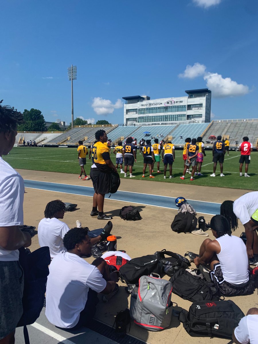 Angel Clark (@4lethiology) on Twitter photo Had an amazing camp today at NC A&T! Thank you <a href="/CoachJones56/">Denzel Jones</a> for evaluating me, and helping me become %1 better today!
<a href="/CoachShawnGibbs/">Shawn Gibbs</a> <a href="/CoachCoard/">Courtney Coard</a> <a href="/TAHolt18/">Coach Holt</a> <a href="/CoachHall_71st/">Eric Hall</a> <a href="/CoachMcRae21/">Tony Mcrae</a> <a href="/coachesadvice/">Coach Henry</a> <a href="/CoachKSmitty/">Coach Kel Smith</a> <a href="/NCHSBlueSheet/">North Carolina HS Football Recruiting Blue Sheet</a> <a href="/RecruitFayNC/">Recruit Fayetteville</a> <a href="/NCATRecruiting/">NCAT Football Recruiting</a> <a href="/NCATFootball/">Aggie Pride</a> Had an amazing camp today at NC A&T! Thank you <a href="/CoachJones56/">Denzel Jones</a> for evaluating me, and helping me become %1 better today!
<a href="/CoachShawnGibbs/">Shawn Gibbs</a> <a href="/CoachCoard/">Courtney Coard</a> <a href="/TAHolt18/">Coach Holt</a> <a href="/CoachHall_71st/">Eric Hall</a> <a href="/CoachMcRae21/">Tony Mcrae</a> <a href="/coachesadvice/">Coach Henry</a> <a href="/CoachKSmitty/">Coach Kel Smith</a> <a href="/NCHSBlueSheet/">North Carolina HS Football Recruiting Blue Sheet</a> <a href="/RecruitFayNC/">Recruit Fayetteville</a> <a href="/NCATRecruiting/">NCAT Football Recruiting</a> <a href="/NCATFootball/">Aggie Pride</a>