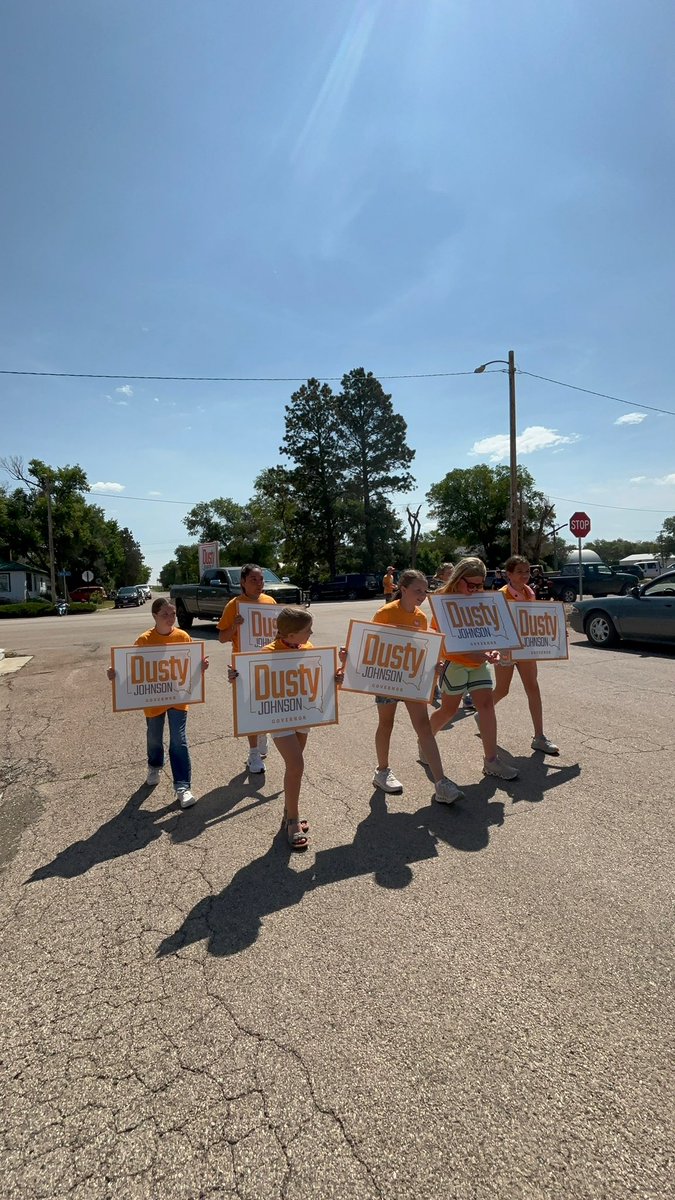 Summer’s heating up, and so is Team Dusty!
We had an absolute blast at the Days of ‘59 Parade in Jefferson and the Boss Cowman Rodeo Parade in Lemmon! 
Here’s to more miles, more conversations, and more great days like this! 
Want to get involved? Volunteer, donate, or just say