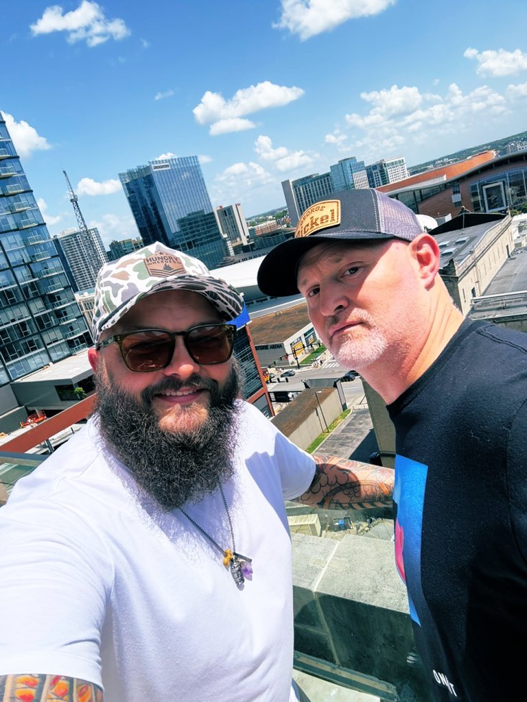 DustyBennett's tweet image. It’s @ufc Fight Night in Nashville….me and the 🐐 headed to @BrdgstoneArena 
.
@ScottHolsopple