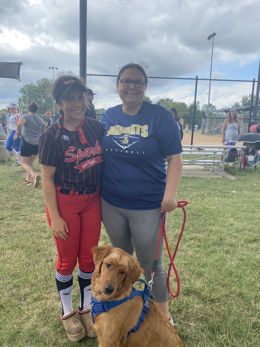 Loved seeing my high school coach stop by and watch me play! ❤️ <a href="/jparrott3/">Jason JP Parrott</a> <a href="/Sparks16uJP/">Sparks16u JP</a> <a href="/Jmay7777/">Jeff May</a> <a href="/FrankReaber7/">Frank Reaber</a> <a href="/iccpsoftball/">IC Catholic Prep Softball</a>