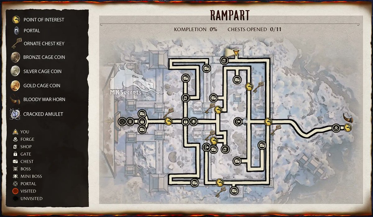 MKSecrets's tweet image. Take a look at our initial Rampart mesa map for #MortalKombat1 Season of the Storms:
Invasions Season of The Storms Guide: mksecrets.net/games/mortal-k…
Please Like and Re-Post :)