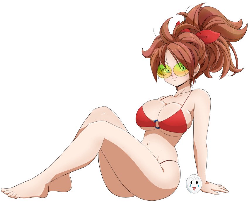 With a human disguise, she heads off to the beach to intermingle with the populace and hopefully recruit some new team members!