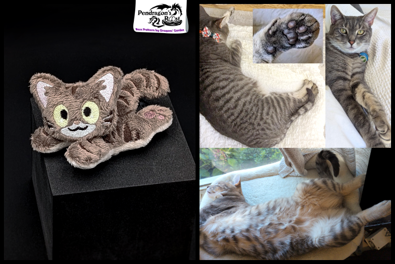 It's Mackerel!! This cutie is a "Your Kitty Here" commission based on a Dragons' Garden pattern.

If you have a kitty you'd like to chibi-fy, poke me on Ko-Fi! 🍵
ko-fi.com/c/dc50eea352