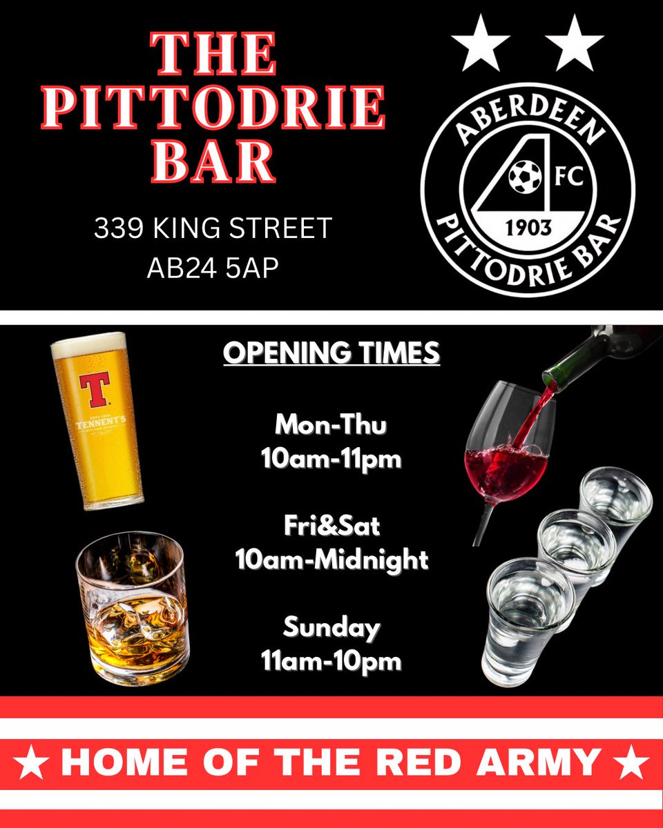 🆎⚽️Pittodrie Bar⚽️🆎 tweet media