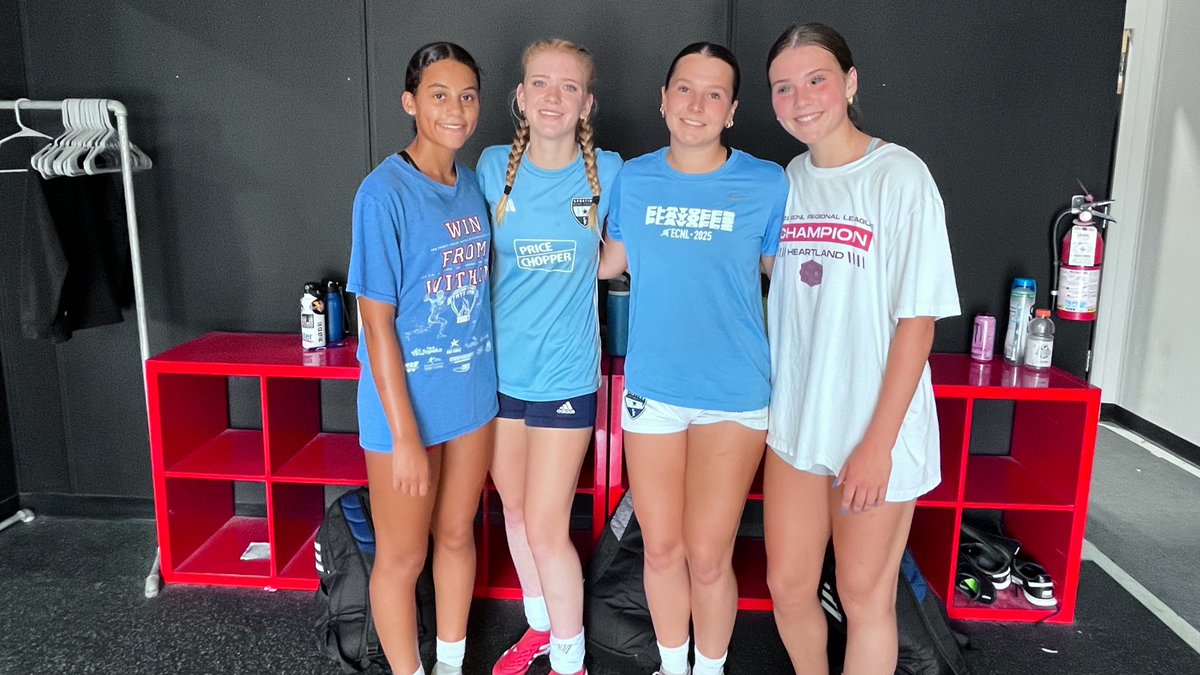 Aniston Crabtree (@anistoncrabtree) on Twitter photo Back in the ⚗️🧪 with Coach Kaira, <a href="/ToriVassor2/">Tori Vassor</a>, <a href="/MorganRobi2009/">Morgan Robinson</a>, <a href="/paugh_katie12/">Katie Paugh</a>. Great session to end a hard week of training.
<a href="/RefineSoccer/">Refine Soccer</a> <a href="/ImYouthSoccer/">ECNL/GA/Recruiting/College Soccer</a> <a href="/ImCollegeSoccer/">College Soccer Truth ™</a> <a href="/SPORTINGBV/">SPORTING Blue Valley</a> <a href="/SBV09_ECNL/">Sporting BV 09 ECNL</a> Back in the ⚗️🧪 with Coach Kaira, <a href="/ToriVassor2/">Tori Vassor</a>, <a href="/MorganRobi2009/">Morgan Robinson</a>, <a href="/paugh_katie12/">Katie Paugh</a>. Great session to end a hard week of training.
<a href="/RefineSoccer/">Refine Soccer</a> <a href="/ImYouthSoccer/">ECNL/GA/Recruiting/College Soccer</a> <a href="/ImCollegeSoccer/">College Soccer Truth ™</a> <a href="/SPORTINGBV/">SPORTING Blue Valley</a> <a href="/SBV09_ECNL/">Sporting BV 09 ECNL</a>