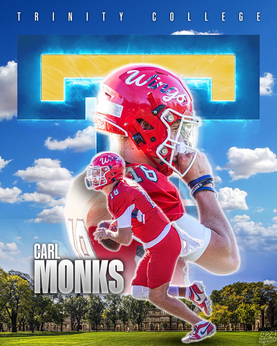 Carl Monks|QB|2026 (@carlmonks07) on Twitter photo I'm excited to announce my commitment to the admissions process at Trinity! I want to thank my family for making this possible, along with all the coaches and mentors who have supported me throughout this journey. Go Bantams! <a href="/coachmelnitsky/">Mark Melnitsky</a> <a href="/M2_QBacademy/">M2 QB Academy</a> <a href="/Coach_RanddyL/">Randdy Lindsey</a> I'm excited to announce my commitment to the admissions process at Trinity! I want to thank my family for making this possible, along with all the coaches and mentors who have supported me throughout this journey. Go Bantams! <a href="/coachmelnitsky/">Mark Melnitsky</a> <a href="/M2_QBacademy/">M2 QB Academy</a> <a href="/Coach_RanddyL/">Randdy Lindsey</a>