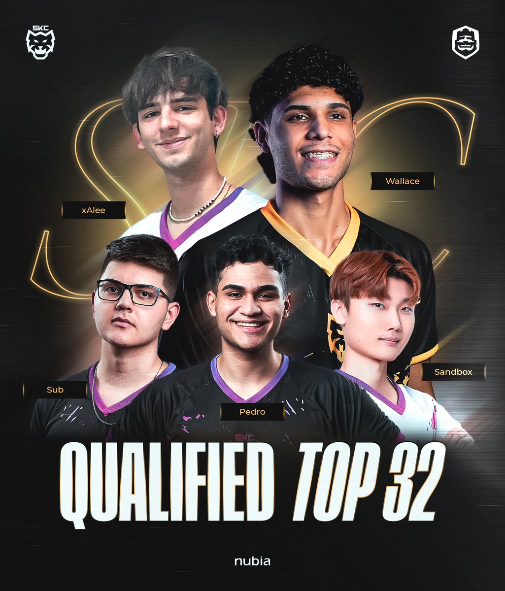 SKCalalas (@skcalalas) on Twitter photo ⚪️ CLASIFICADOS - TOP 32 🟡
¡INCREÍBLE PERFORMANCE DE NUESTROS TIGRES! 🐯
5 de nuestros guerreros avanzan a la fase de grupos de <a href="/calalascup/">Calalas x CRL Gold Ticket</a> 🏆
🇦🇷 <a href="/xAleeCR/">Alee ✌</a>
🇧🇷 <a href="/WallaceCR_/">TRB Wallace</a>
🇧🇷 <a href="/SubTmm/">Sub 🇧🇷</a>
🇧🇷 <a href="/Pedrotmcr/">Pedro™</a>
🇰🇷 <a href="/sandboxcr_/">SandBox</a>
¡VAMOS CON TODO! 🔥
#ShockCalalas #SKCWIN ⚪️ CLASIFICADOS - TOP 32 🟡
¡INCREÍBLE PERFORMANCE DE NUESTROS TIGRES! 🐯
5 de nuestros guerreros avanzan a la fase de grupos de <a href="/calalascup/">Calalas x CRL Gold Ticket</a> 🏆
🇦🇷 <a href="/xAleeCR/">Alee ✌</a>
🇧🇷 <a href="/WallaceCR_/">TRB Wallace</a>
🇧🇷 <a href="/SubTmm/">Sub 🇧🇷</a>
🇧🇷 <a href="/Pedrotmcr/">Pedro™</a>
🇰🇷 <a href="/sandboxcr_/">SandBox</a>
¡VAMOS CON TODO! 🔥
#ShockCalalas #SKCWIN