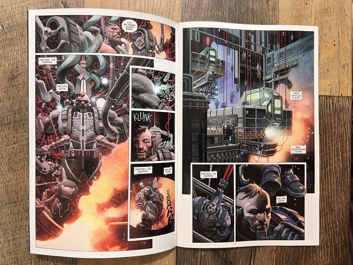 bkthd's tweet image. Planet Death #1: The art in this book is amazing. Quick read, lots of questions left to be answered but non stop pace from page 1. Really enjoyed this one & the taste we get of this universe. W:@robertvenditti & @DerekJKolstad A:@GiorelloTomas C:@sunnygho @badideahello #comics
