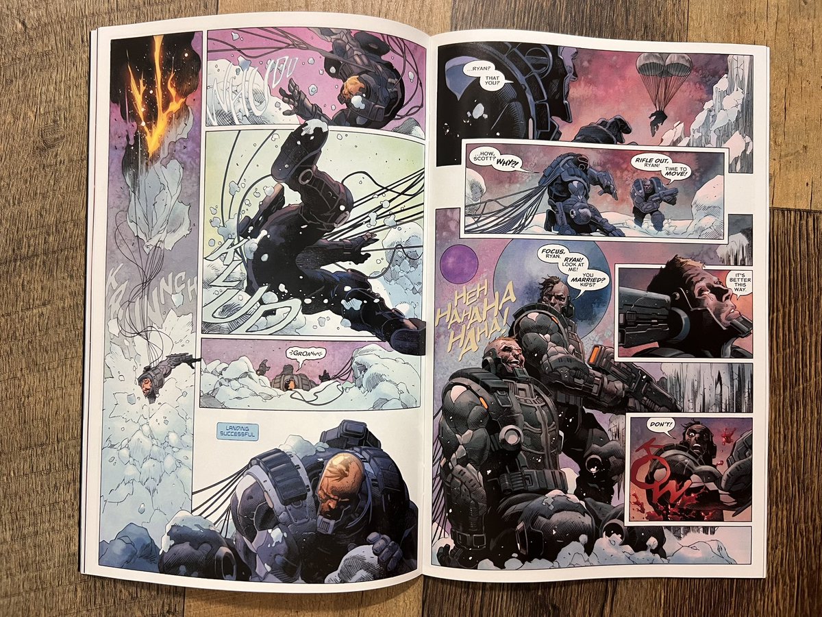 bkthd's tweet image. Planet Death #1: The art in this book is amazing. Quick read, lots of questions left to be answered but non stop pace from page 1. Really enjoyed this one & the taste we get of this universe. W:@robertvenditti & @DerekJKolstad A:@GiorelloTomas C:@sunnygho @badideahello #comics