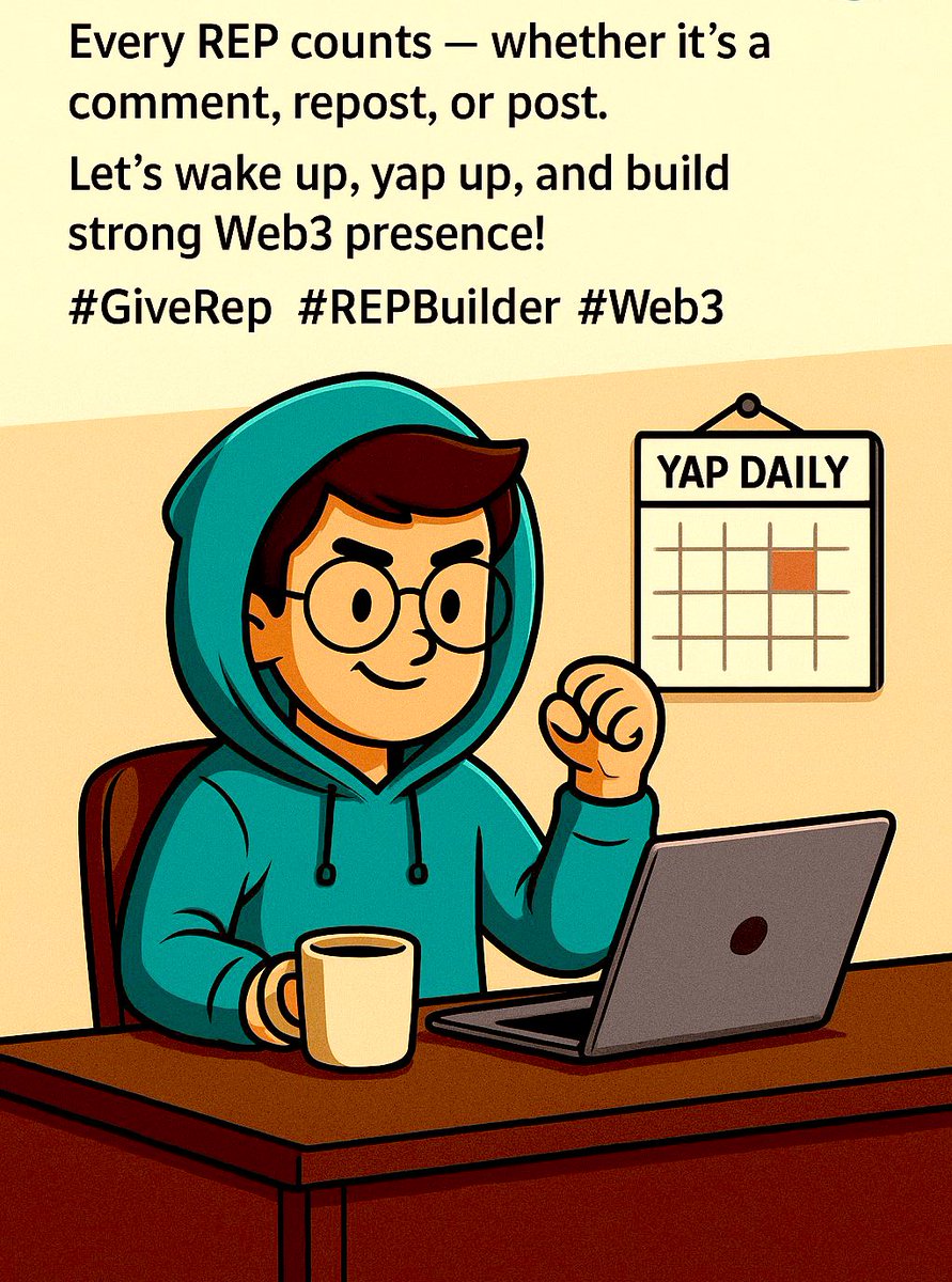 Papaweb3X's tweet photo. GN Giverep yappers! 
Every $Rep counts comment, repost, or post, let’s build our Web3 presence together.
> @GiveRep
> @doubleup_app
> @CetusProtocol
> @MMTFinance
> @SuiboSui 
>  @TypusFinance 
Wake up, yap up, and grow 
your $REP daily.
#GiveRep #REPBuilder #Web3 https://t.co/1AeQlk9LwQ