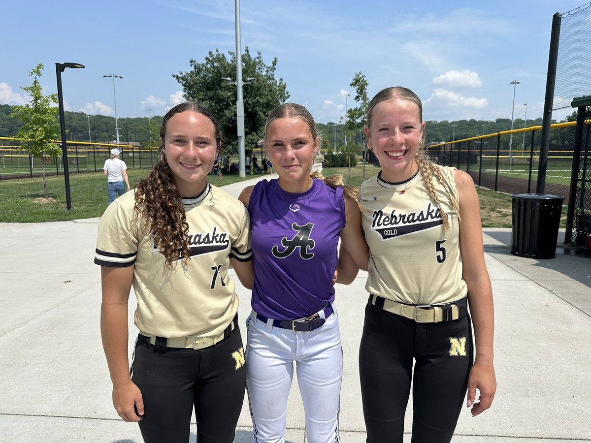 Kelli (@kelli_wal) on Twitter photo Last rodeo of the summer before hs ball for McKinley, Berkley, And Leyton!
<a href="/SkuttSoftball/">Skutt Catholic Softball</a>
<a href="/Aces_SoftballKC/">Aces Softball</a>
<a href="/NEGold_14U/">Nebraska Gold β10s</a> Last rodeo of the summer before hs ball for McKinley, Berkley, And Leyton!
<a href="/SkuttSoftball/">Skutt Catholic Softball</a>
<a href="/Aces_SoftballKC/">Aces Softball</a>
<a href="/NEGold_14U/">Nebraska Gold β10s</a>