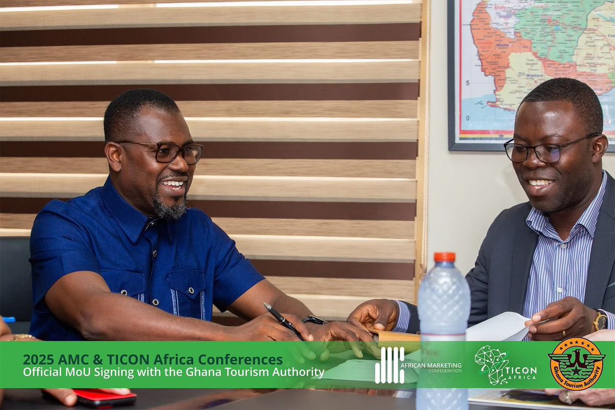 AbeikuSantana (@abeikusantana) on Twitter photo The <a href="/ghanatourismGTA/">Ghana Tourism Authority</a> welcomes , African Marketing Confederation & TICON AFRICA for choosing Ghana š¬š as the Destination for their Africa Summit.
The Conference will be graced by over 300 delegates from across the world in Accra from 20th -22nd August 2025.
Looking forward to The <a href="/ghanatourismGTA/">Ghana Tourism Authority</a> welcomes , African Marketing Confederation & TICON AFRICA for choosing Ghana š¬š as the Destination for their Africa Summit.
The Conference will be graced by over 300 delegates from across the world in Accra from 20th -22nd August 2025.
Looking forward to