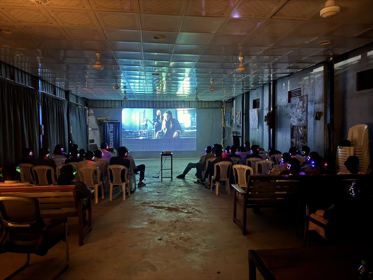 Nelson Kwaje (@nelsonkwaje) on Twitter photo Tonight at our silent movie experience at <a href="/SceniusHub/">Scenius Hub</a> Hub, full house and maximum vibes, don’t have a dull moment in Juba, we got you 😍 Tonight at our silent movie experience at <a href="/SceniusHub/">Scenius Hub</a> Hub, full house and maximum vibes, don’t have a dull moment in Juba, we got you 😍