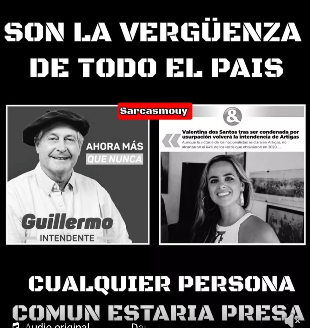Cualquier persona estaría presa ( menos en Uruguay)