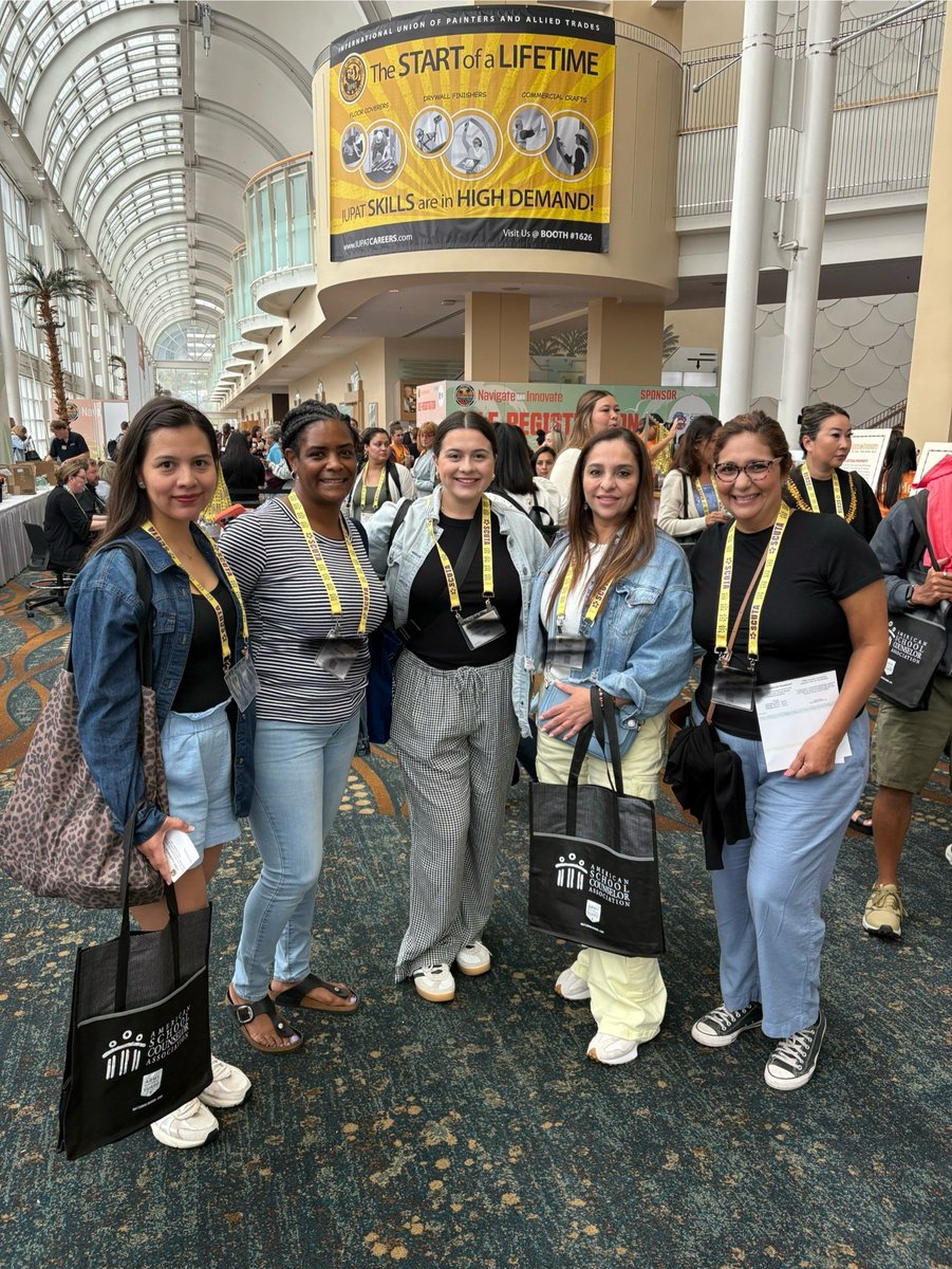 MilbyCounseling's tweet photo. We are enjoying our opportunity to attend @ascaconference2025 ! Thank you @rpena and @Milby_HS for all of your support. #counselorsrock https://t.co/hfksSTaeF0