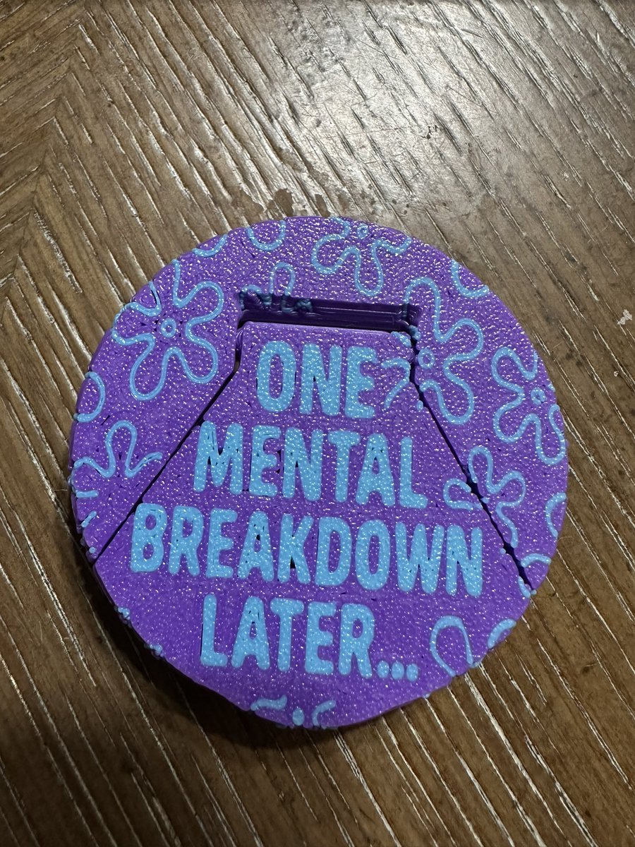 “One Mental Breakdown Later…” — but at least your drink stayed fresh.