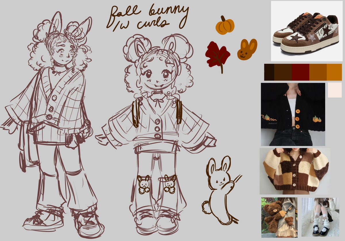 LittleAleu's tweet image. A fall bunny adoptable concept I never got to coloring!
Blessings ~ Aleu 🤎🐇🍁