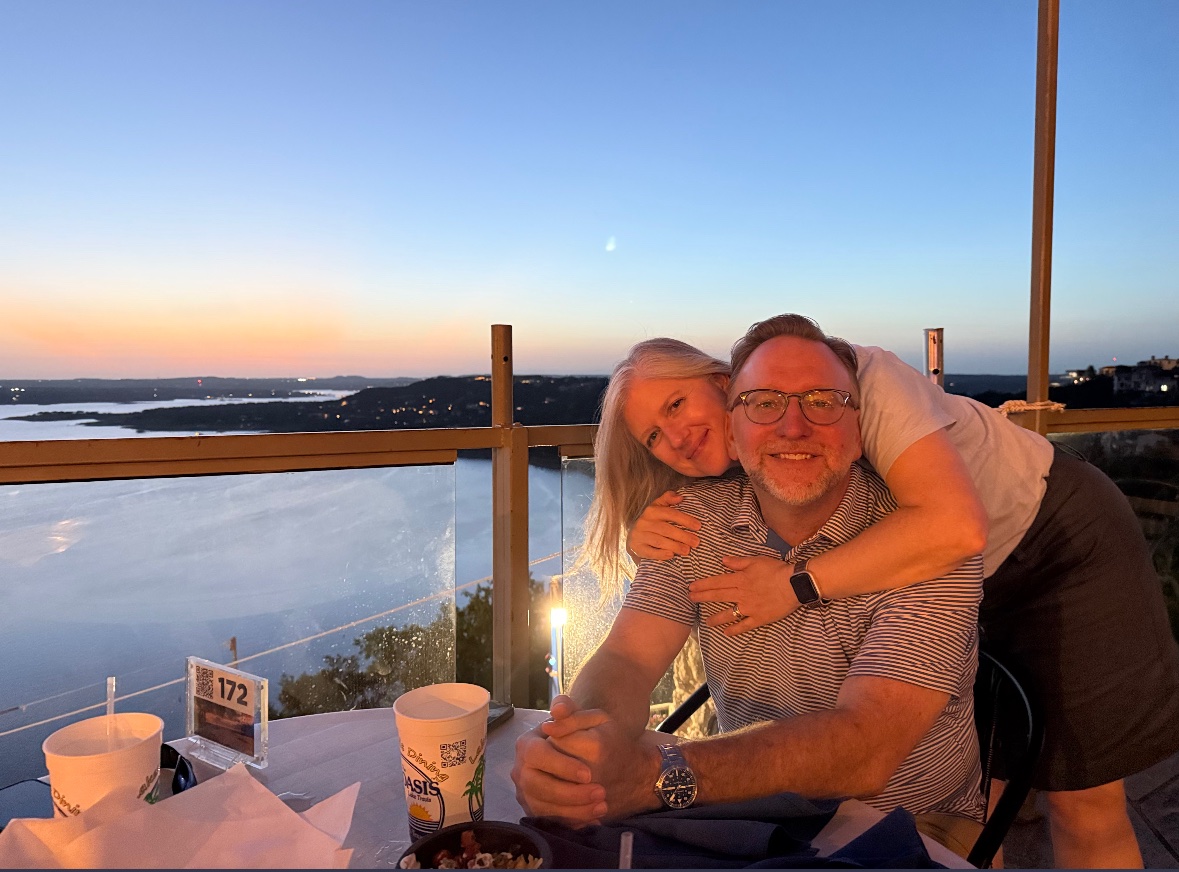 Bezner's tweet image. JB and I just returned from a few days away at Lake Travis for a proper birthday celebration. My brother and his wife joined us on the back end of the trip and brought the fun and laughter up to 11. Feeling thankful about a good deal these days.