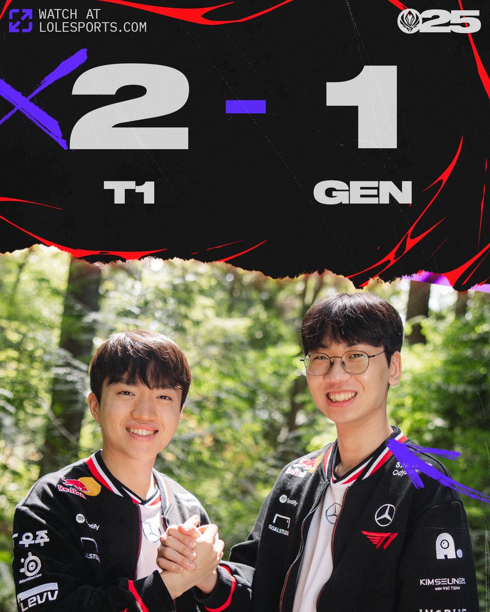 MATCH POINT for <a href="/T1LoL/">T1 LoL</a> in the #MSI2025 Grand Finals!