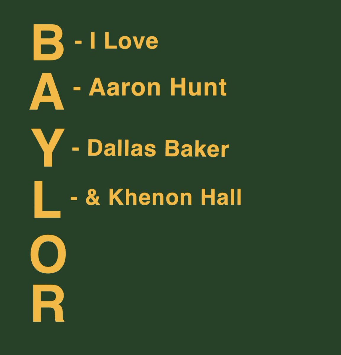 baylorbigxii's tweet image. astonishing how many people don’t know what BAYLOR stands for