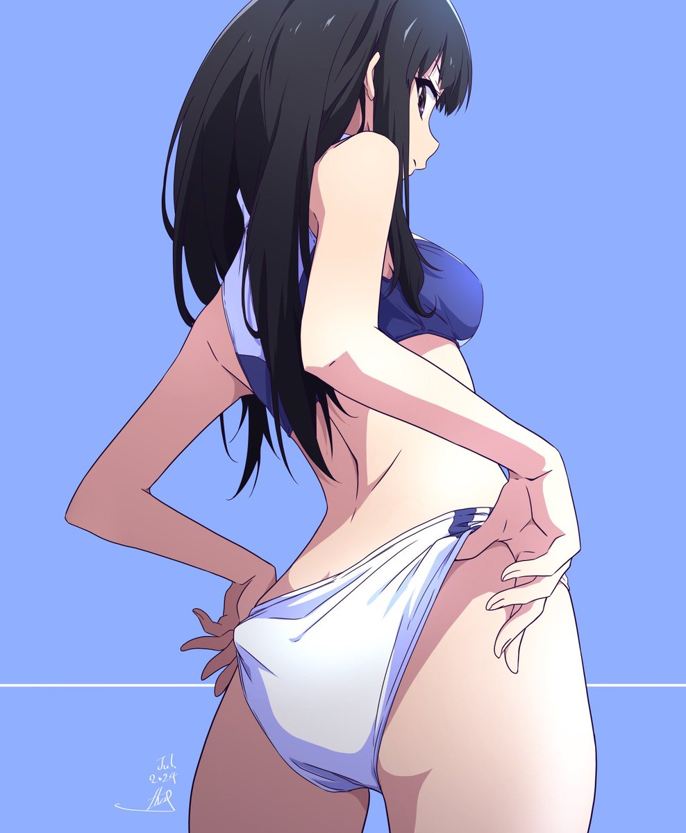 錦木千束 「#これを見た人は無言で去年の7月の画像を貼る」|仁井学 NII Manabuのイラスト