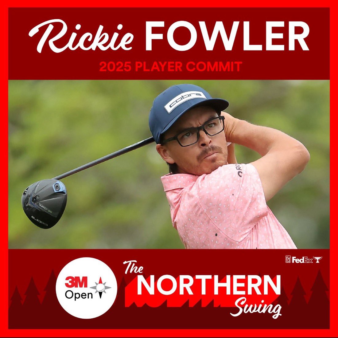 🚨 COMMITTED 🚨

Rickie has committed to the 3M Open the week after The Open. 

Two regular season events will remain after that and his status for those will all depend about where he stands in the FEC standings. 

#GoRickie