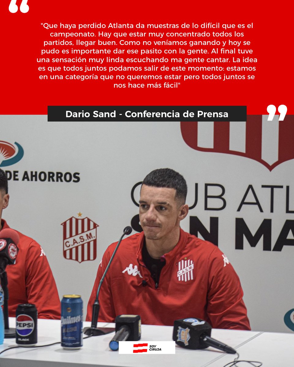 🎙️ CONFERENCIA DE PRENSA

🔴⚪ Declaraciones de Nico Castro y Darío Sand post victoria ante Los Andes.