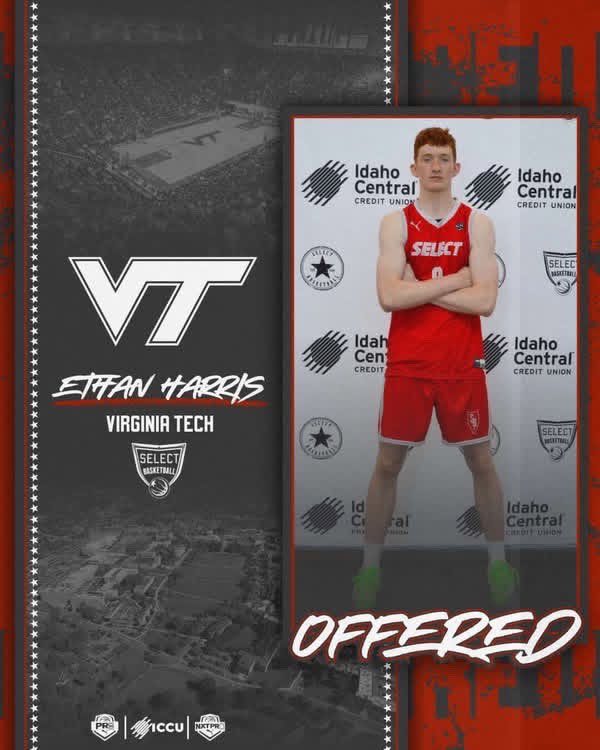 EthanHarris35's tweet image. Thank you to Coach Young and Coach Frazier for giving me an offer to Virginia Tech University.
@PRO16League @SelectHoopsUSA