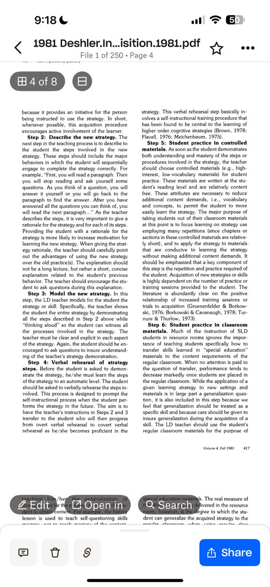 Dr. Leslie Laud (@leslielaud) on Twitter photo <a href="/learnwithmrlee/">Brendan Lee</a> <a href="/dylanwiliam/">Dylan Wiliam</a> <a href="/msrebeccabirch/">Rebecca Birch</a> Karen Harris worked on self regulation studies for 40 years with SRSD. I’ve been working on this for 20. Why doesn’t it catch on? This is Don Deshler University of Kansas efforts from 1981. Research to practice gap is slow. <a href="/learnwithmrlee/">Brendan Lee</a> <a href="/dylanwiliam/">Dylan Wiliam</a> <a href="/msrebeccabirch/">Rebecca Birch</a> Karen Harris worked on self regulation studies for 40 years with SRSD. I’ve been working on this for 20. Why doesn’t it catch on? This is Don Deshler University of Kansas efforts from 1981. Research to practice gap is slow.