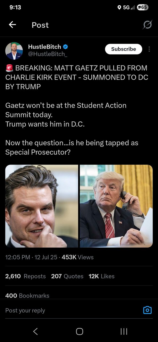 Who just went Wheels up to DC and missed a Charlie Kirk summit, why would Trump need him in DC? <a href="/TIKTQKTERRY/">TIKTQKTERRY</a>
