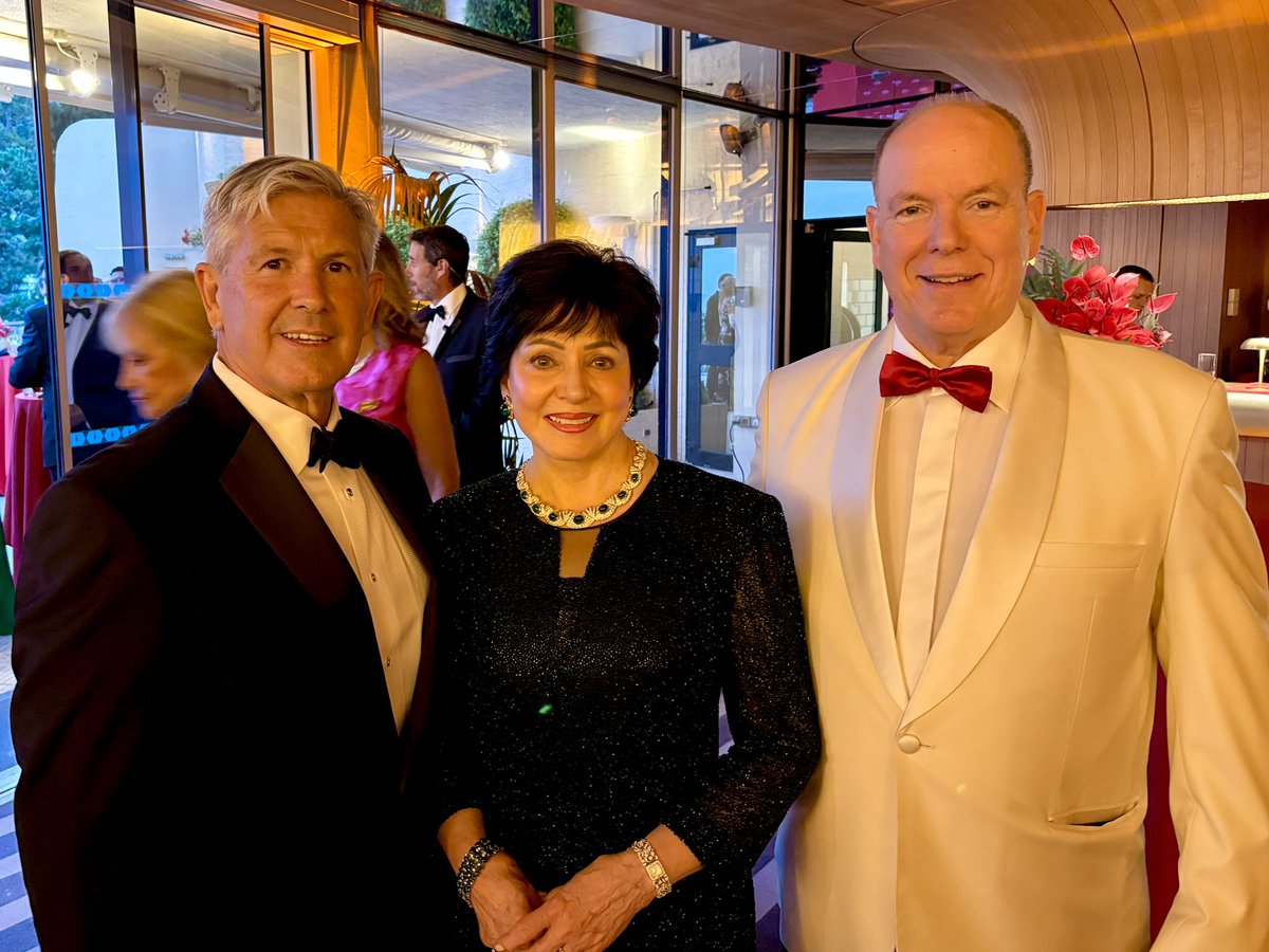 Mrs. Benson and Greg Bensel stopped in Monaco to have meetings with Prince Albert II about business opportunities in New Orleans and attended the famous Red Cross Gala.

They fly to Paris in the morning to join Demario Davis and the Saints staff that has successfully launched