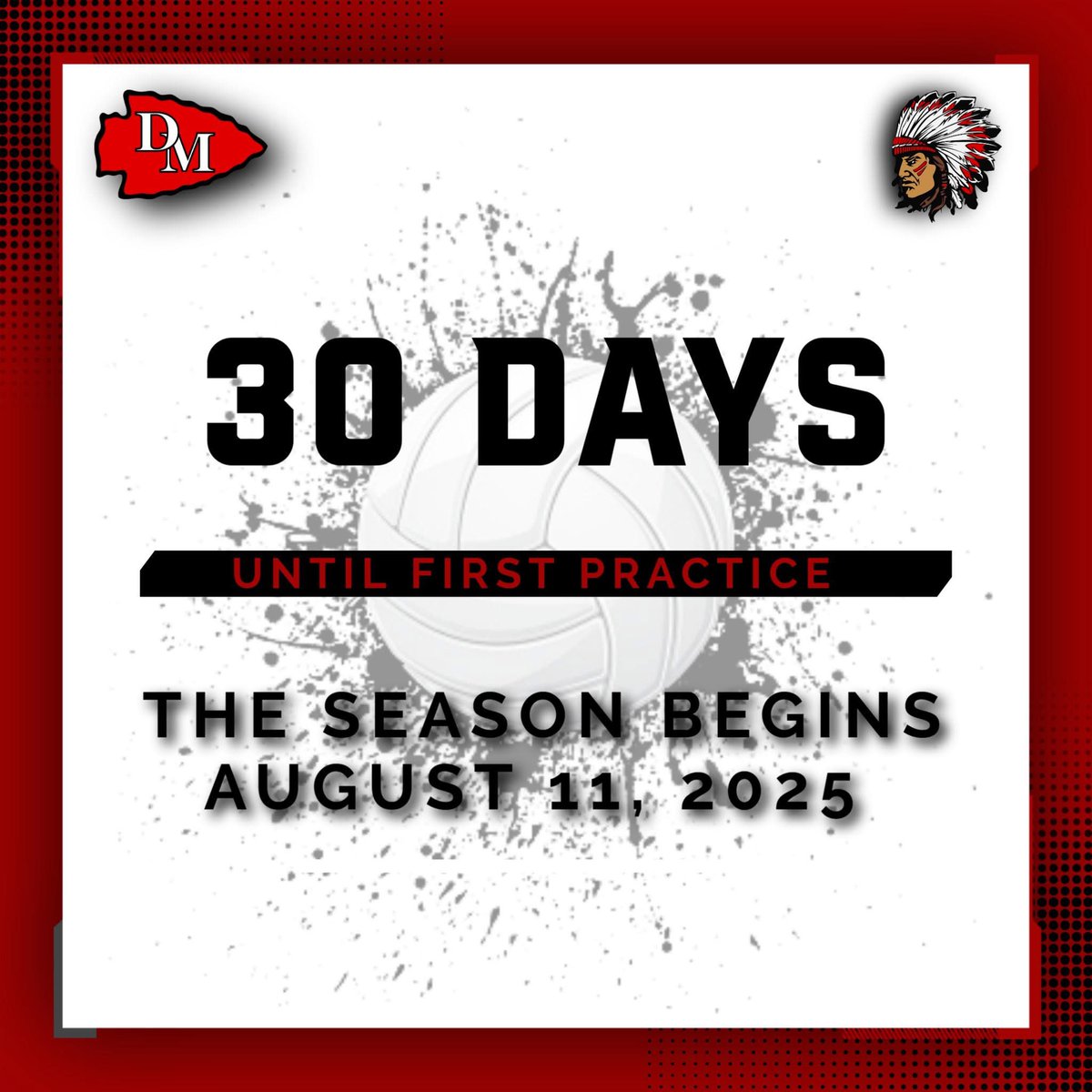 Season is coming… ❤️🏐🖤