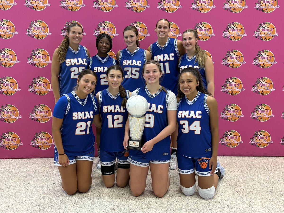 SeanaThrower's tweet image. RUN 4 ROSES 🌹 2027 AQUA PLATINUM CHAMPIONS🏆🏀 Whew! What a battle it was to go 5-0 against some of the best competition in the country!!!!! Beyond blessed to play with my amazing teammates.
@SMACBasketball @SMACELITE