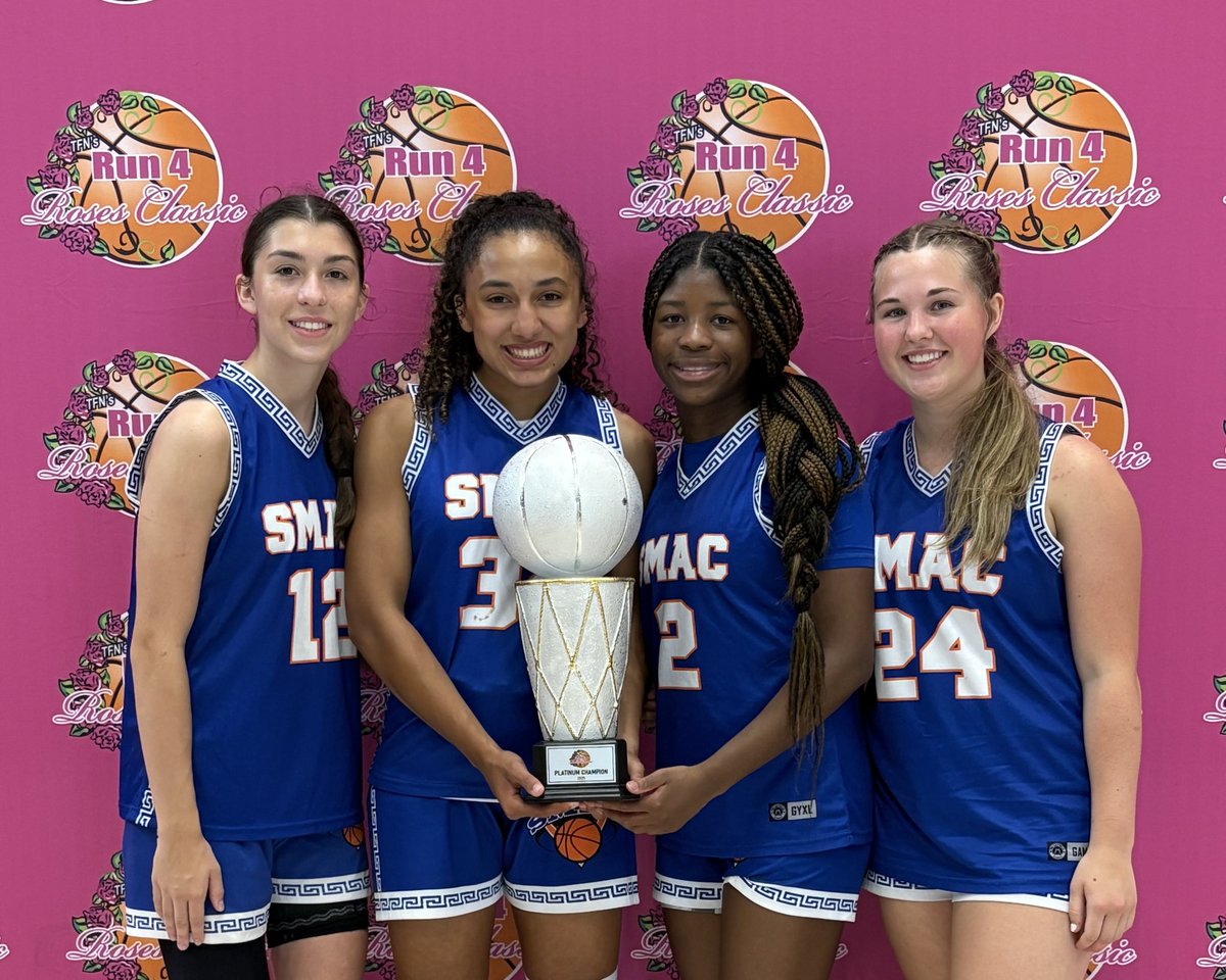 SeanaThrower's tweet image. RUN 4 ROSES 🌹 2027 AQUA PLATINUM CHAMPIONS🏆🏀 Whew! What a battle it was to go 5-0 against some of the best competition in the country!!!!! Beyond blessed to play with my amazing teammates.
@SMACBasketball @SMACELITE