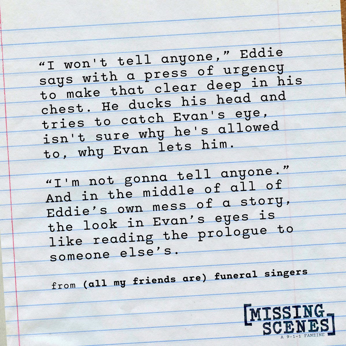 911MSZine's tweet image. The next member on our roll call is @/fastcardotmp3 as a writer! They can be found on Tumblr and AO3 with the same handle.
Apps close July 23rd. Only 10 days left to submit!
🔥 ARTIST: forms.gle/uy2dtcDvMFCBWx…
🔥 WRITER: forms.gle/GesZvq954WGx4Q…
🔥 INFO: missingscenes.carrd.co