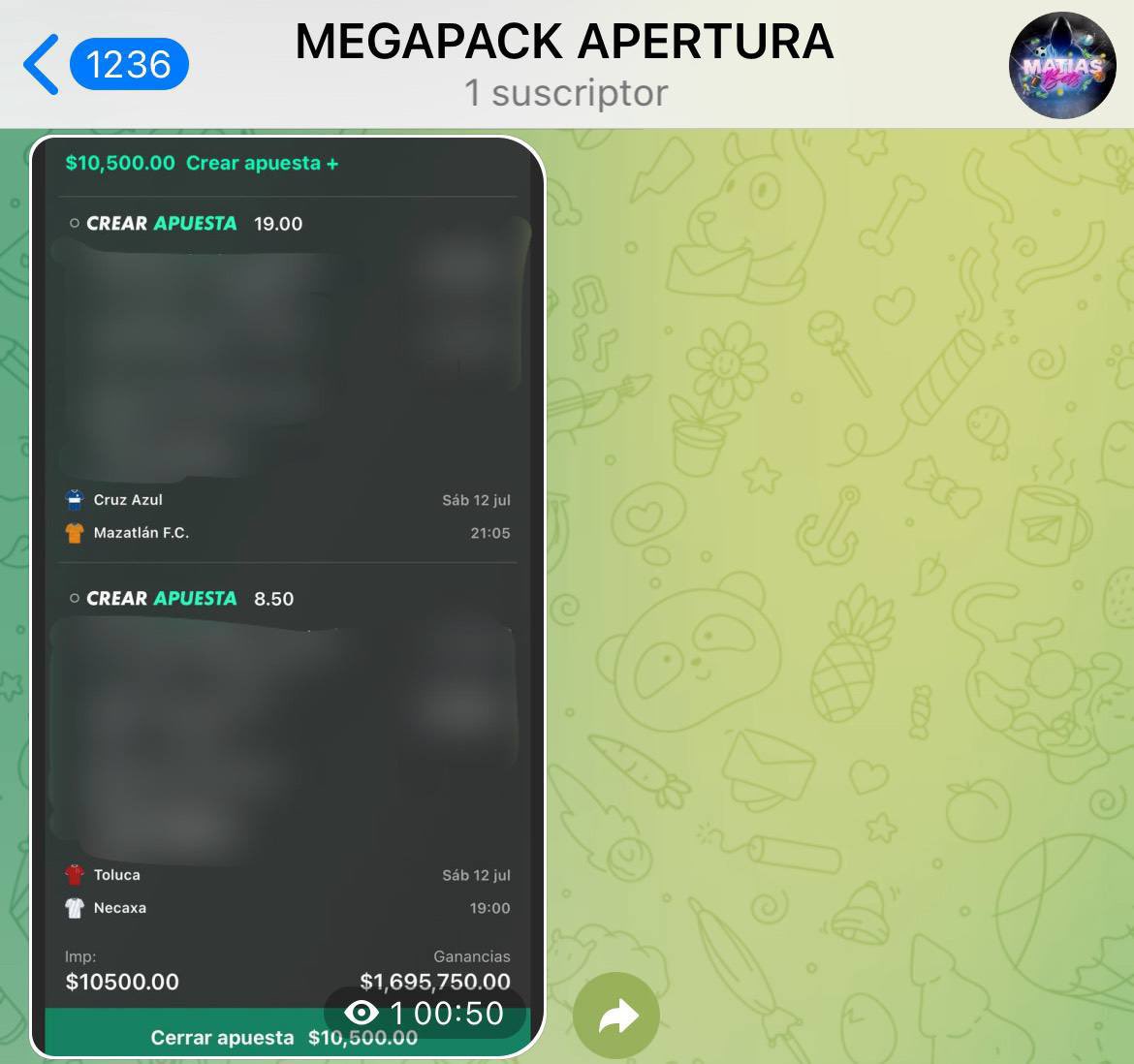 🚨Les voy a estar regalando MEGA PACK de MATÍAS BETS para la LIGA MX 🥅 ⚽️

‼️Pero solo a los que me dejen su +❤️ en este tweet. No hay segunda oportunidad, es ahora o nunca 🙅