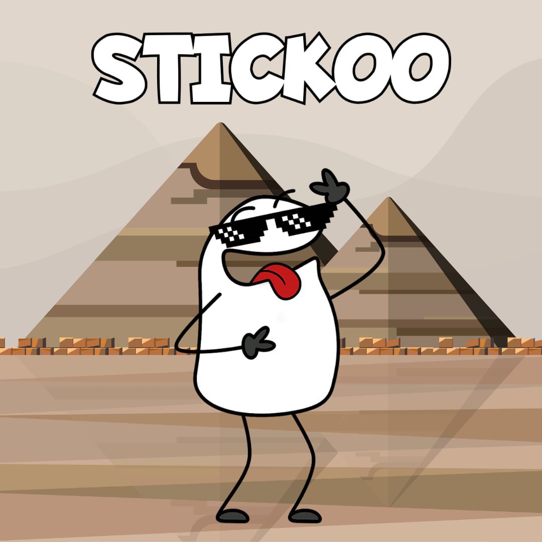 Sticckkoo's tweet photo. “Ancient lands, modern swag 🏜😎 $STICKOO just became a pharaoh of the meme world.” https://t.co/edp00VBP7A