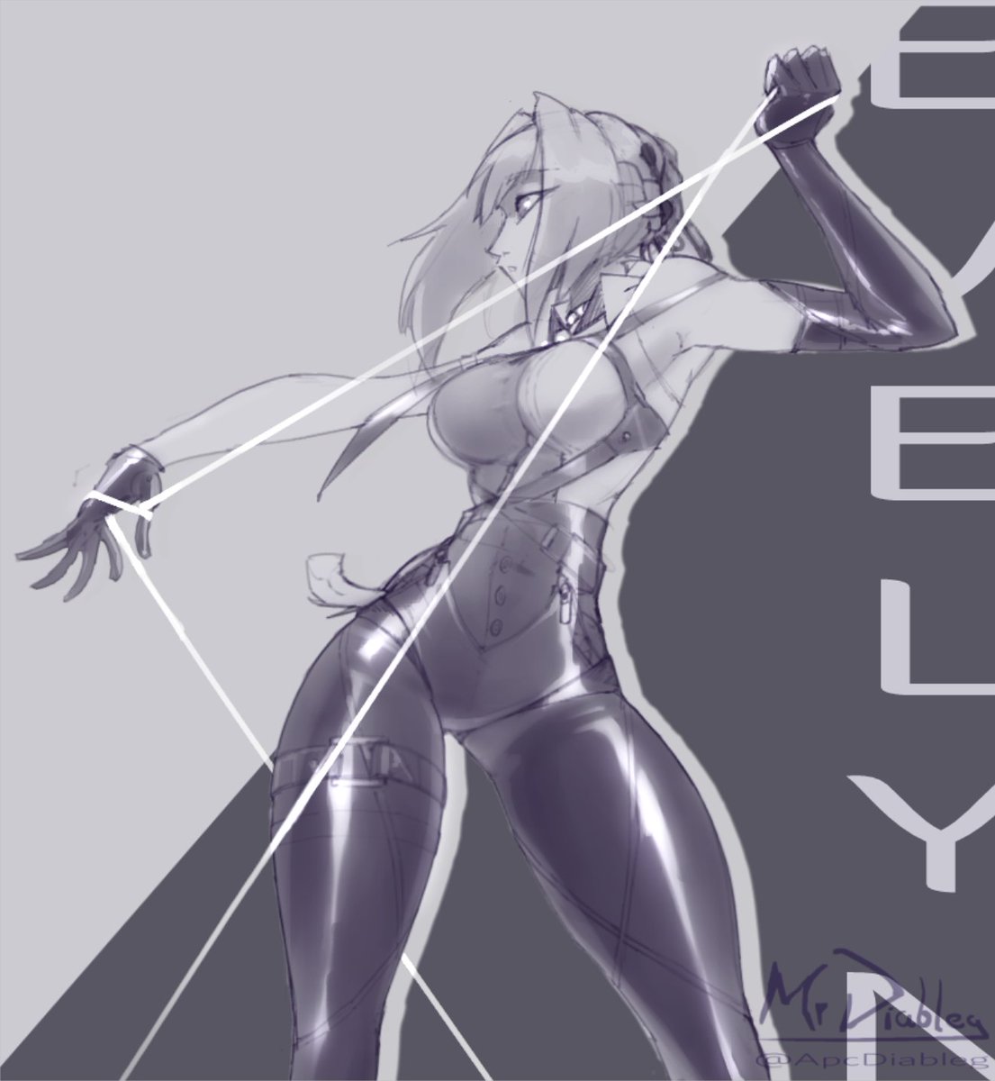 ApcDiableg's tweet image. Evelyn - #ZenlessZoneZero
Small fanart cuz i love her! (never played anything, just love the design) 馃珷