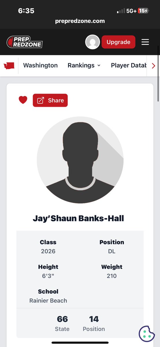 Jay’Shaun Banks-Hall (@jayshaunbanks) on Twitter photo All Glory to God!! very grateful to be ranked top 66 in Washington for the class of ‘26 & #14 ranked Defensive End/ Lineman in the state. It’s only up from here☝🏾 #ag2g✝️
<a href="/coreysampson04/">corey sampson</a> <a href="/CoachDre206/">Coach Dre</a> <a href="/CoachNok/">Coach Fatuesi</a> All Glory to God!! very grateful to be ranked top 66 in Washington for the class of ‘26 & #14 ranked Defensive End/ Lineman in the state. It’s only up from here☝🏾 #ag2g✝️
<a href="/coreysampson04/">corey sampson</a> <a href="/CoachDre206/">Coach Dre</a> <a href="/CoachNok/">Coach Fatuesi</a>