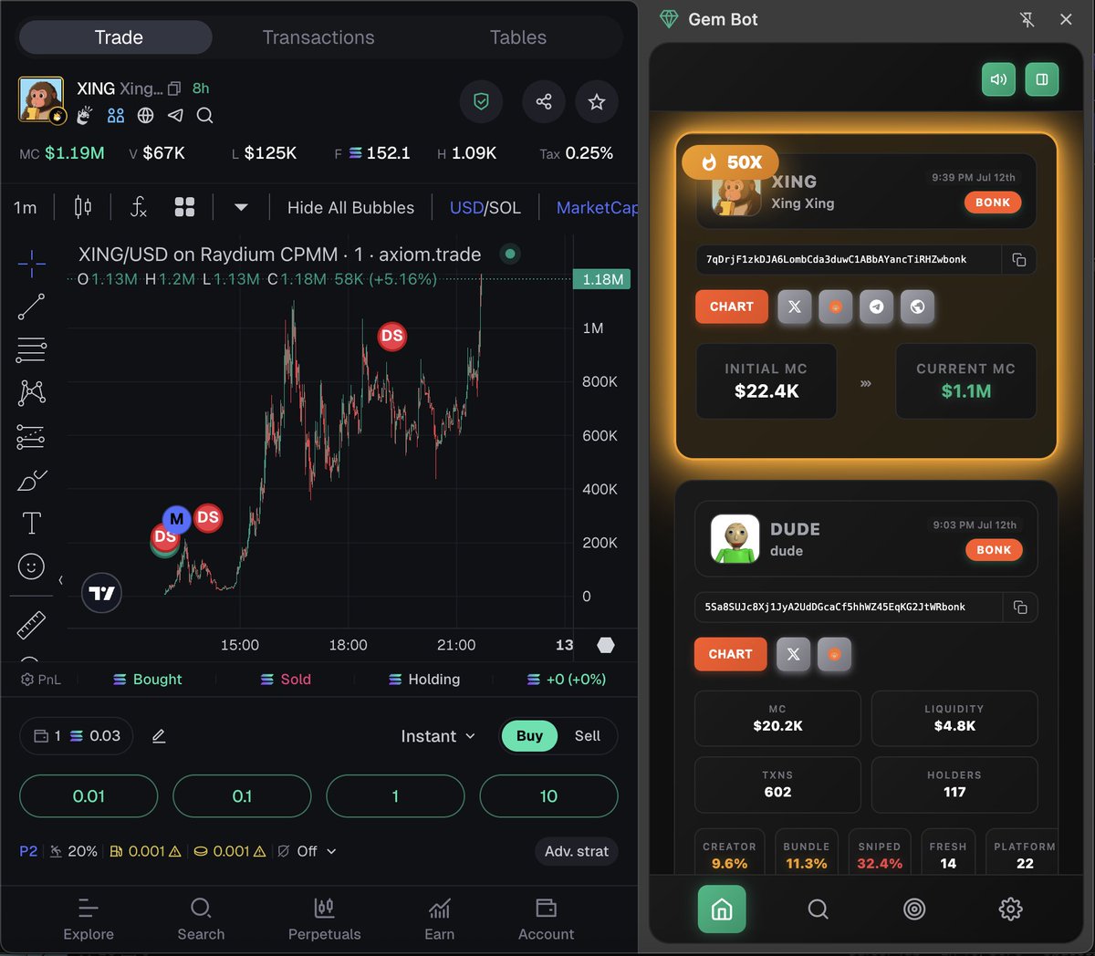 100xgemfinder's tweet photo. $XING Xing Xing

22.4K -> 1.21M MC

54x 

in less than 9 hours. the trenches are making a huge comeback https://t.co/EgJlsP3A3v